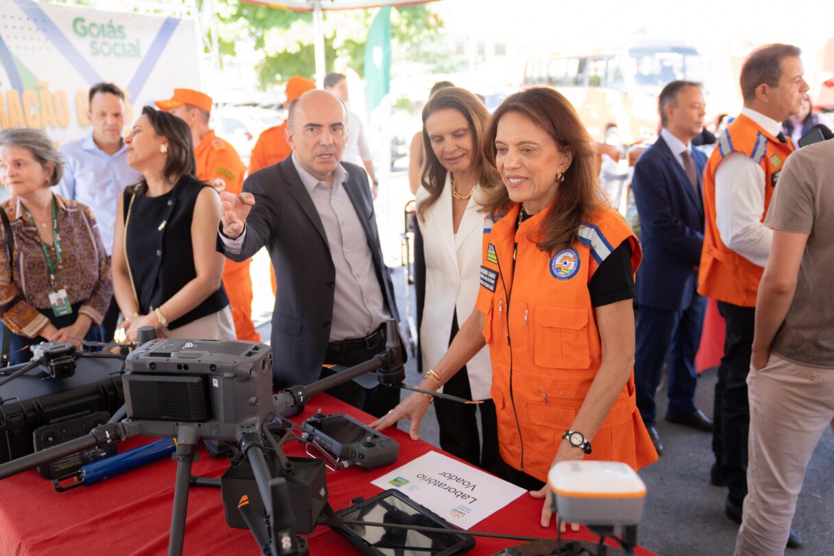 Gracinha Caiado reforça prevenção a desastres com o Goiás Alerta e Solidário