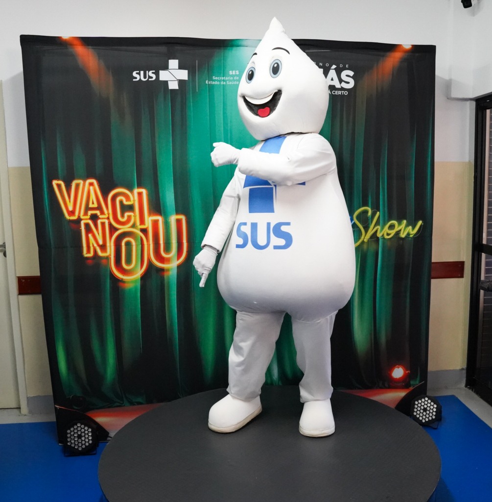 Zé Gotinha na Abertura da Campanha de Vacinação contra a Influenza