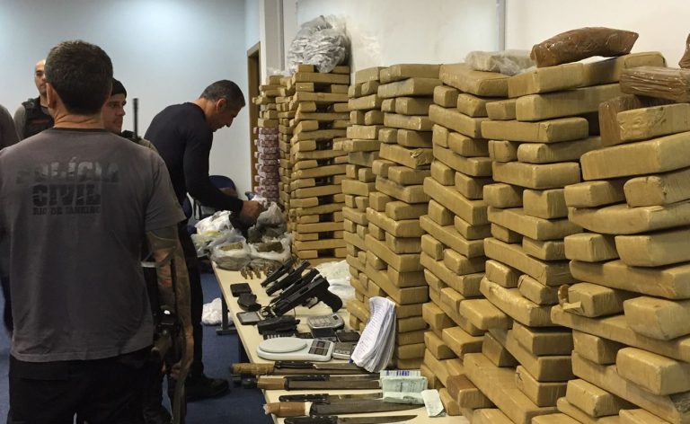 Ação policial contra organizações criminosas termina com 116 presos