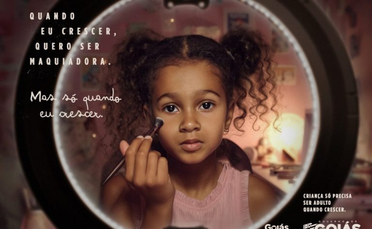Campanha publicitária alerta para adultização de crianças